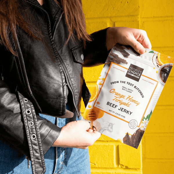 TEST KITCHEN - ORANGE HONEY TERIYAKI BEEF JERKY