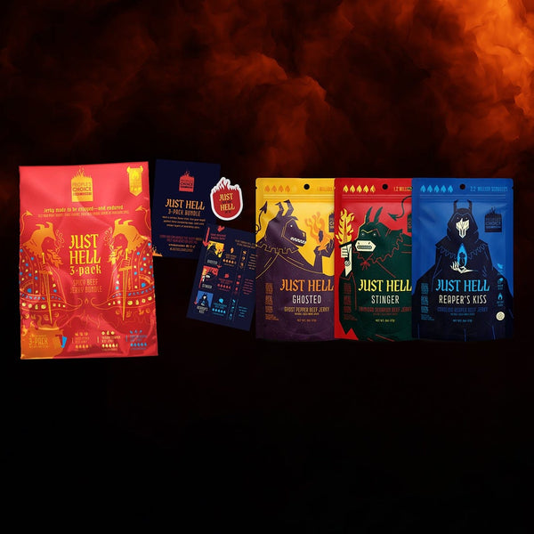 JUST HELL - SUPER SPICY JERKY 3-PACK
